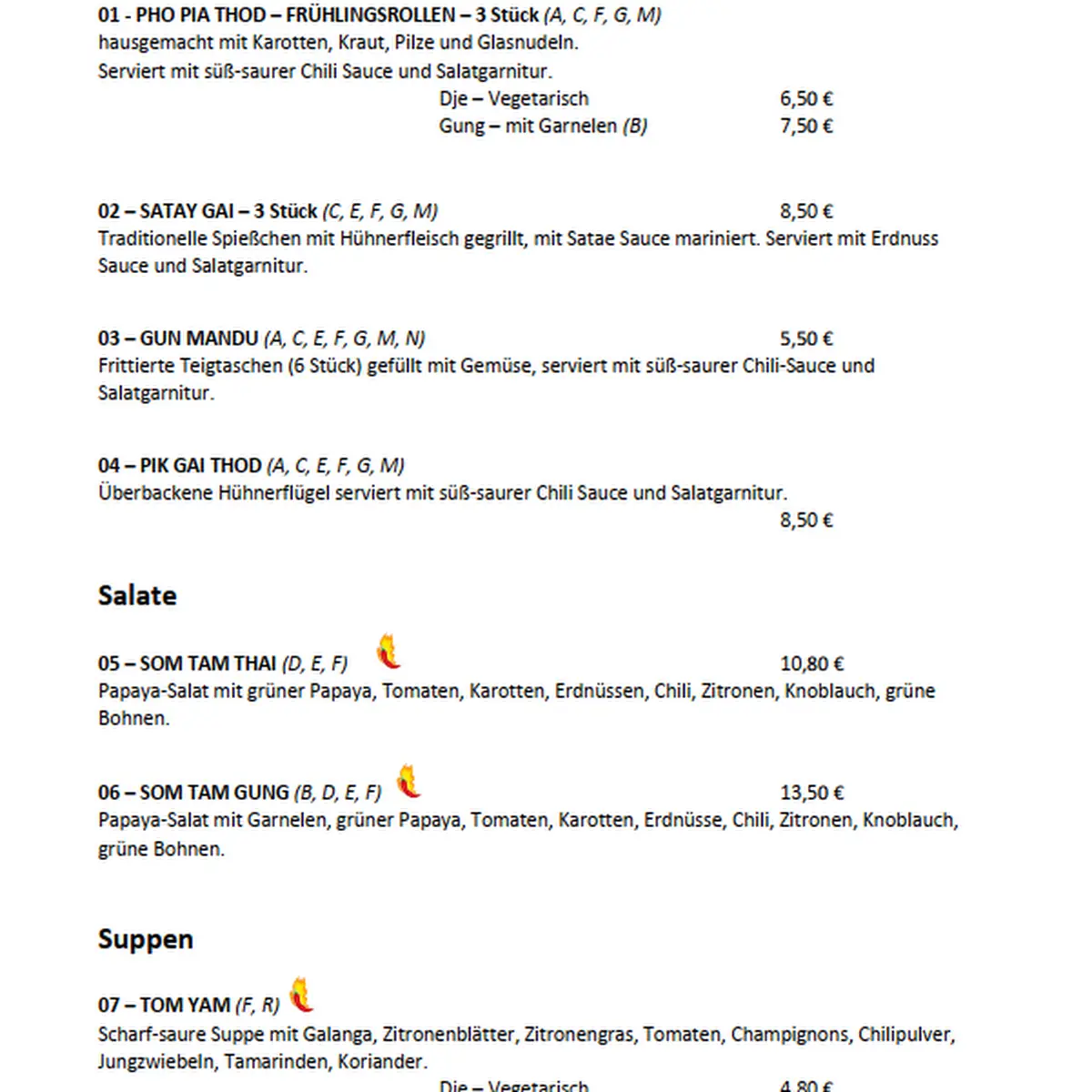 Speisekarte photo 3