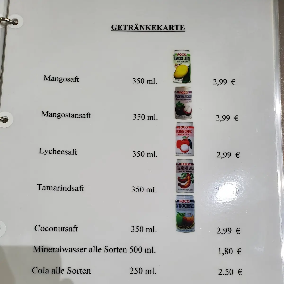 Speisekarte photo 5