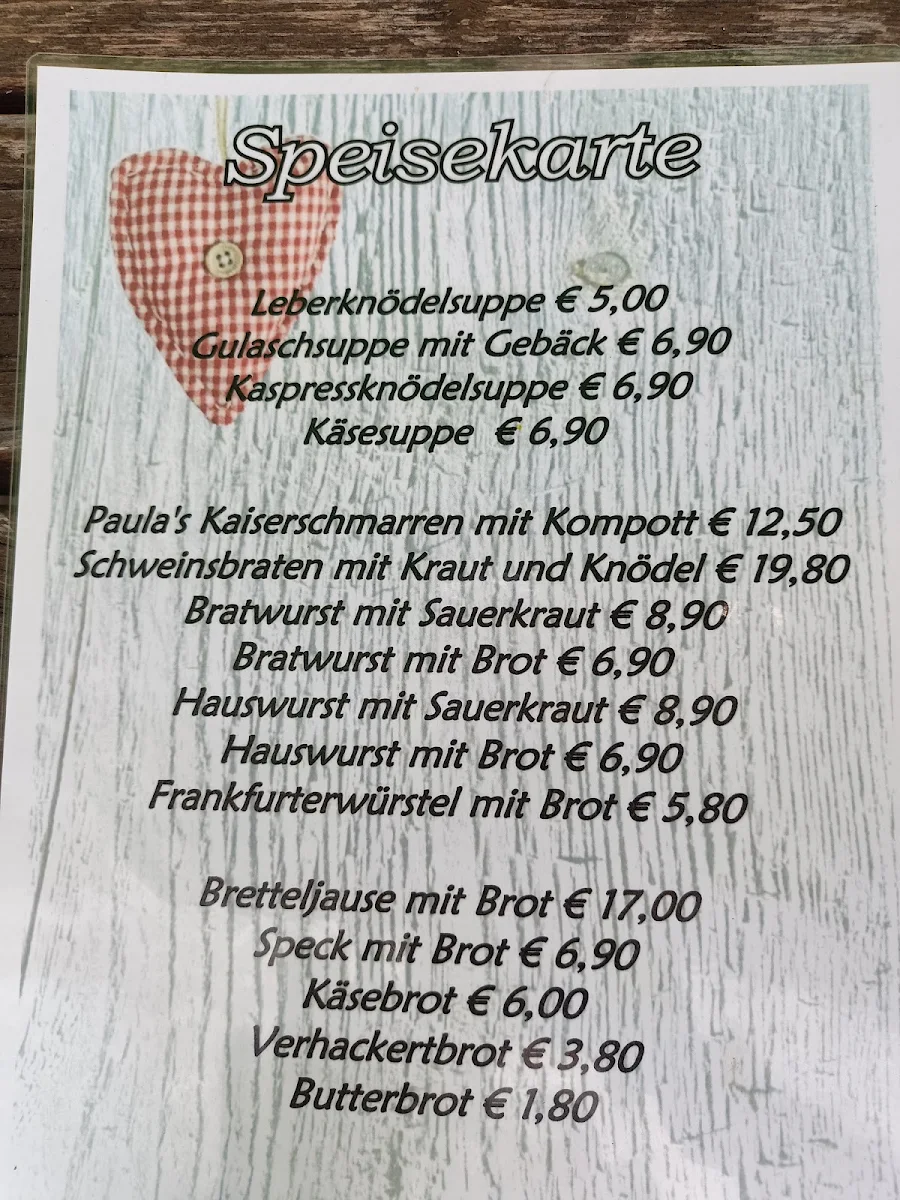 Speisekarte photo 2