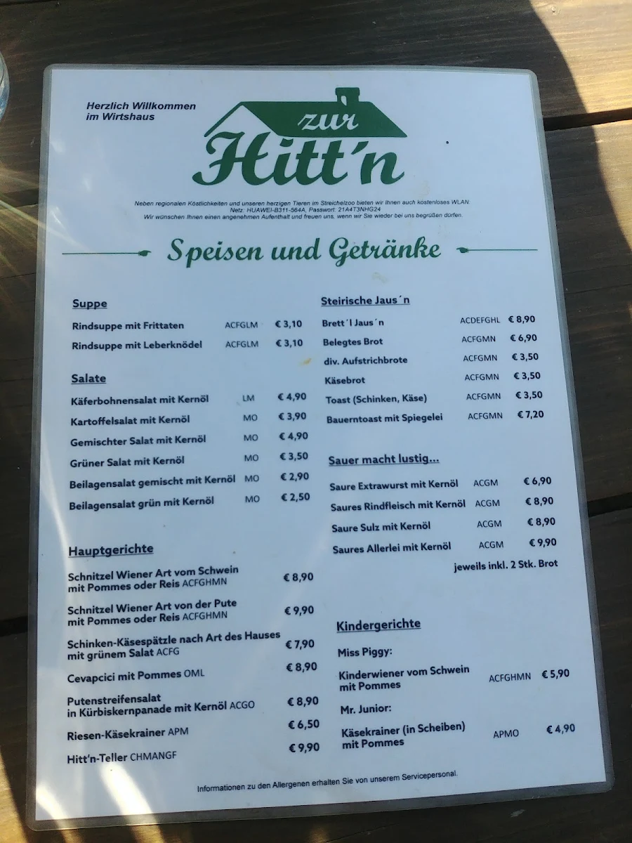 Speisekarte photo 1