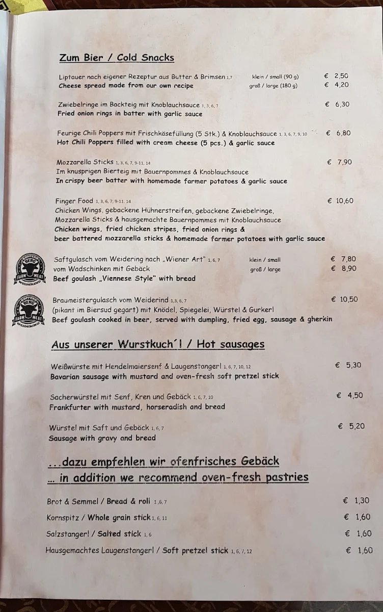 Speisekarte photo 9