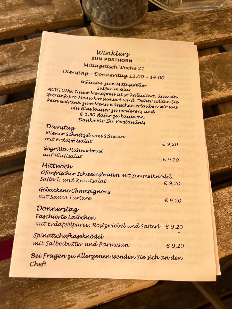 Speisekarte photo 3