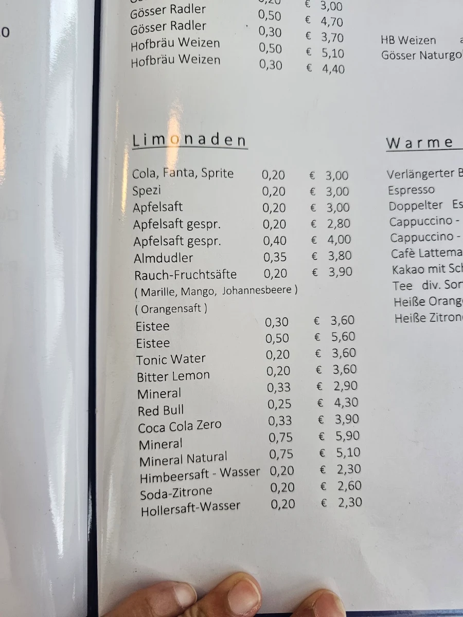 Speisekarte photo 2