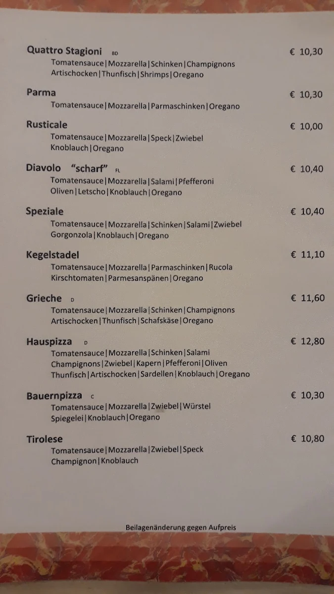 Speisekarte photo 3