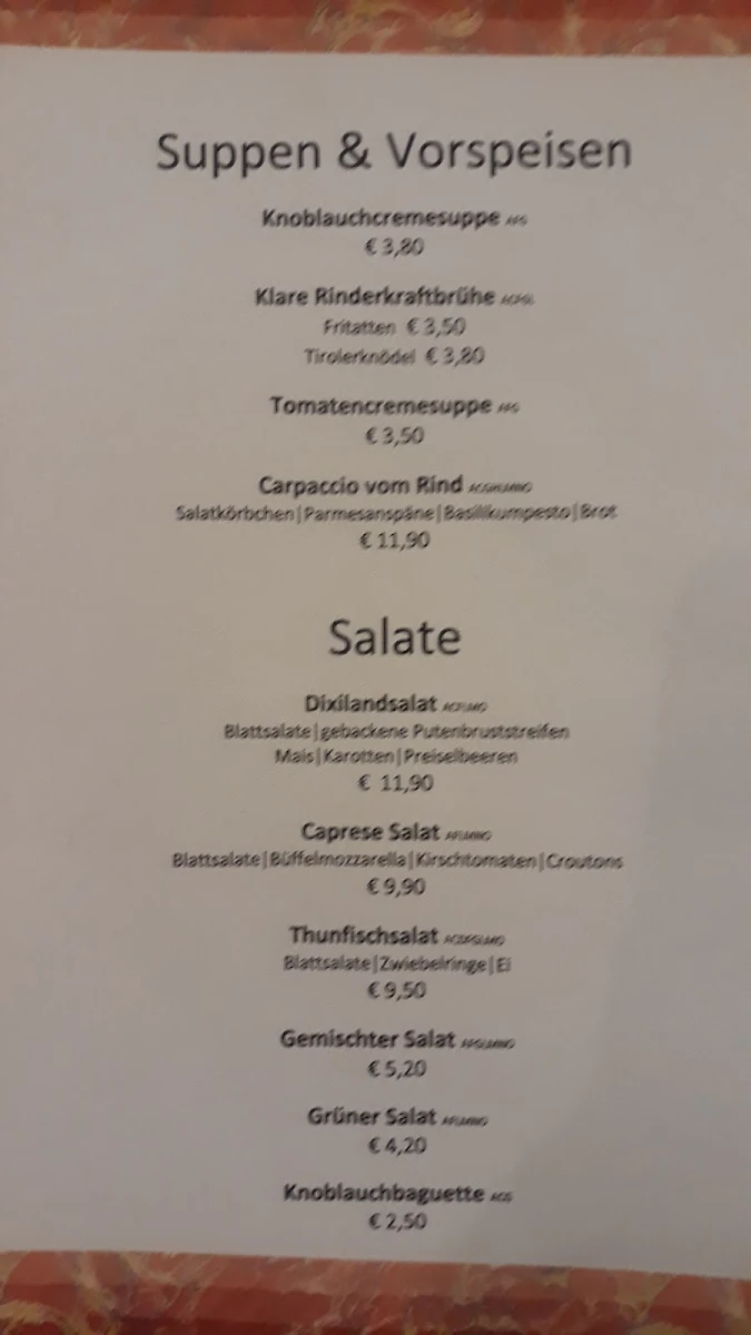 Speisekarte photo 4