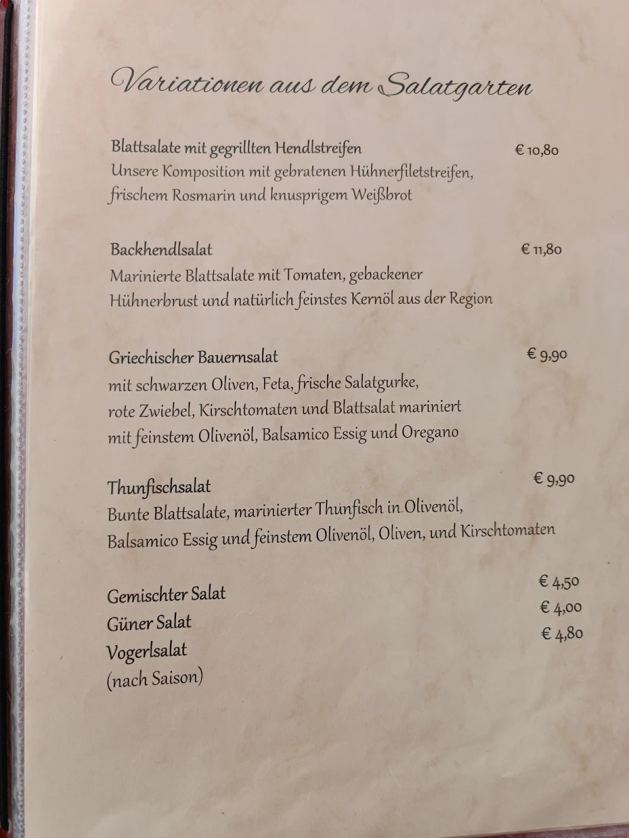 Speisekarte photo 2
