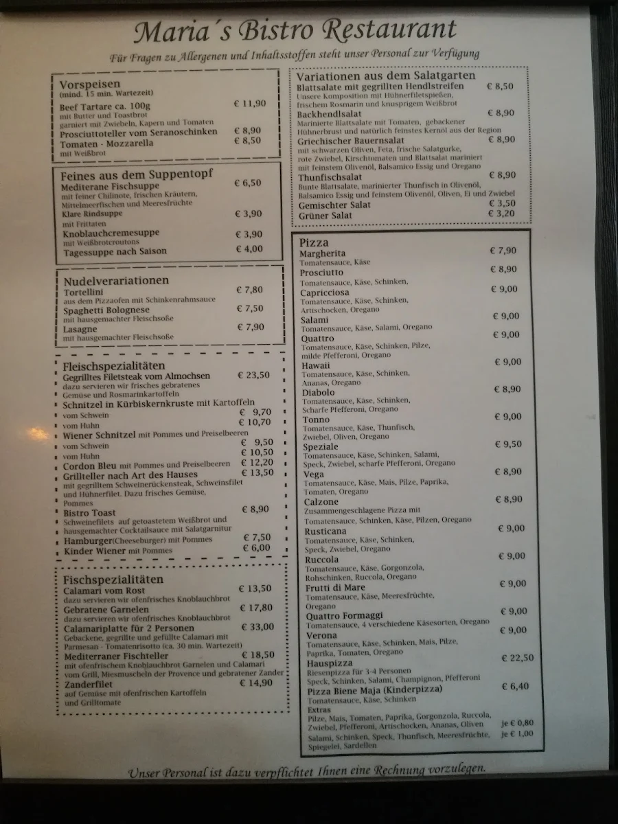 Speisekarte photo 8