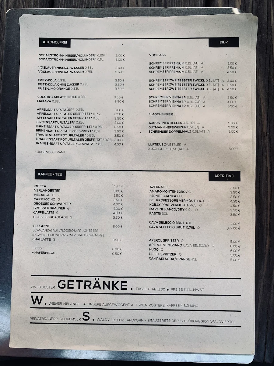 Speisekarte photo 2