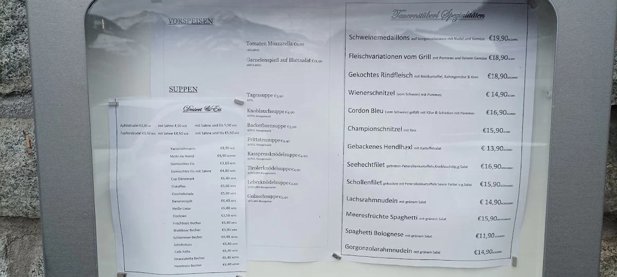 Speisekarte photo 1