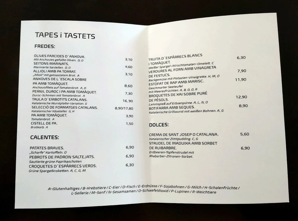 Speisekarte photo 2