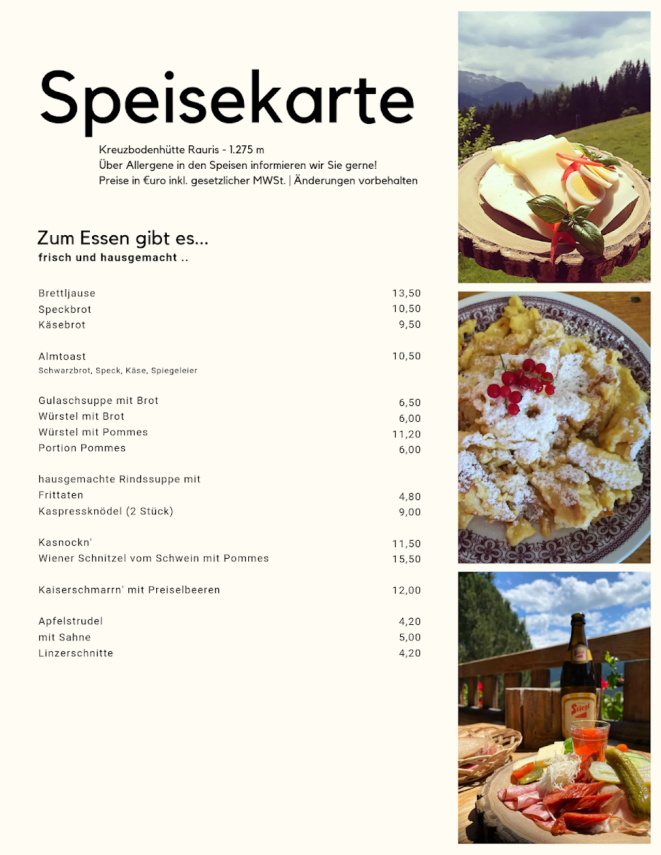 Speisekarte photo 1