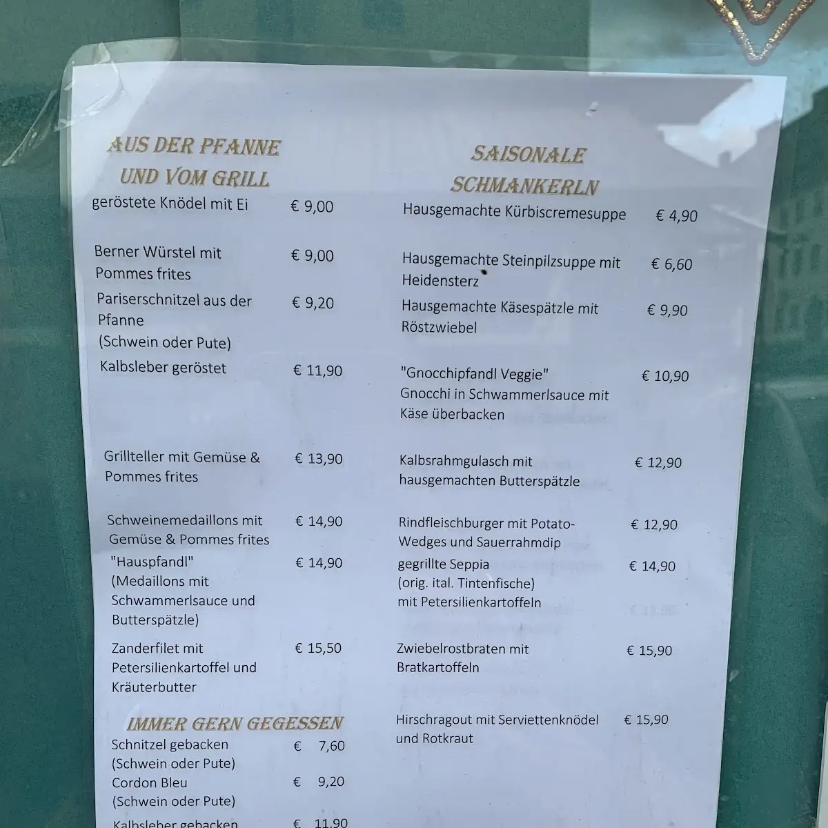 Speisekarte photo 8