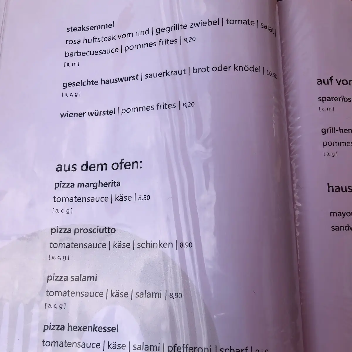 Speisekarte photo 10