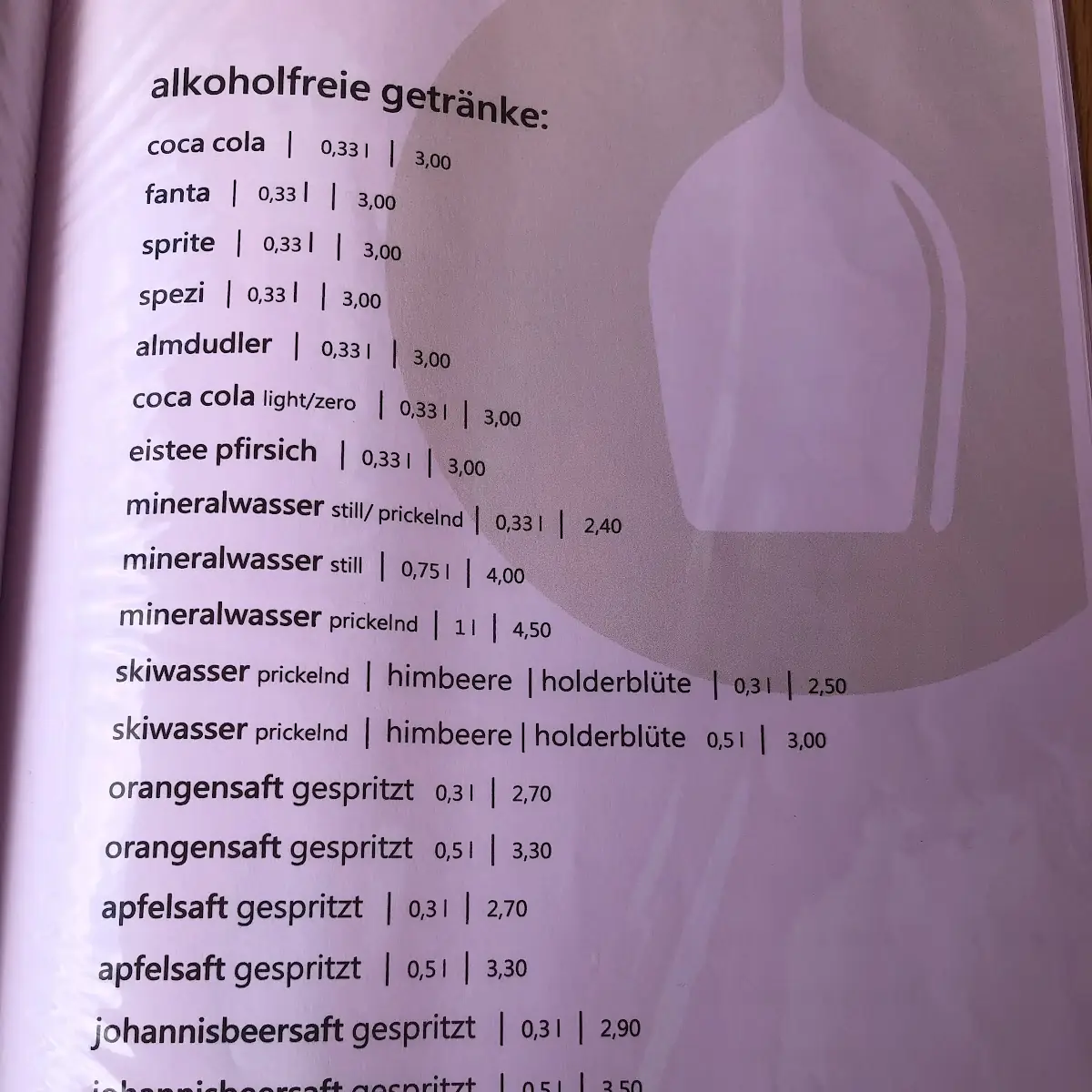 Speisekarte photo 3