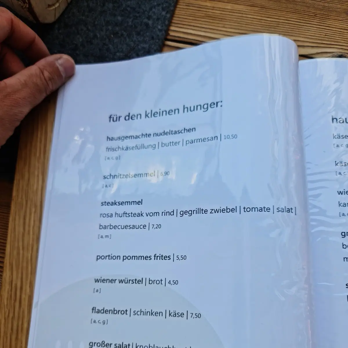 Speisekarte photo 9