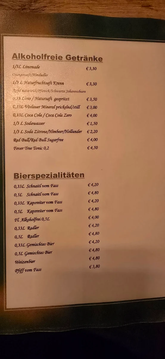 Speisekarte photo 2