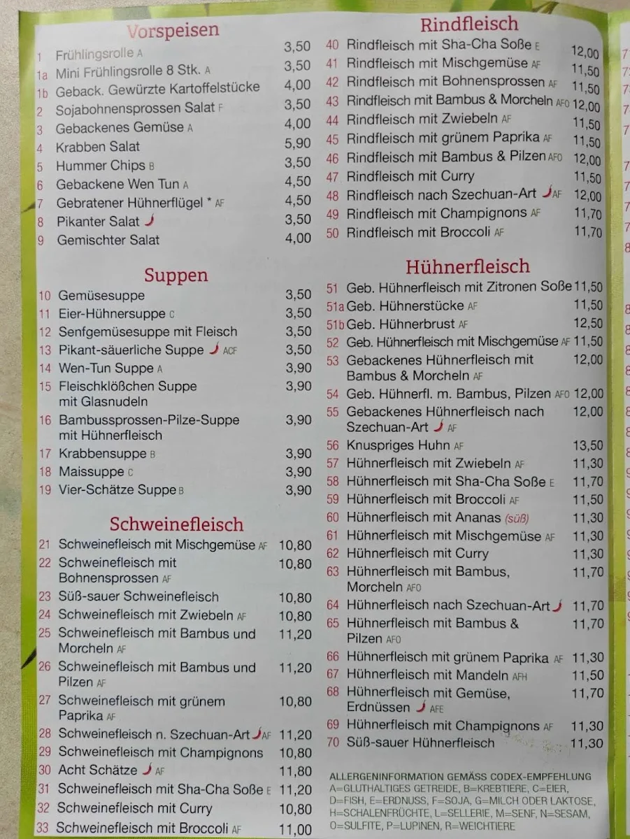 Speisekarte photo 4