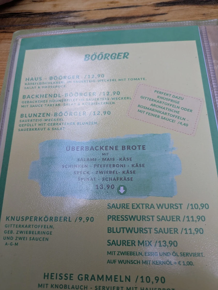 Speisekarte photo 3