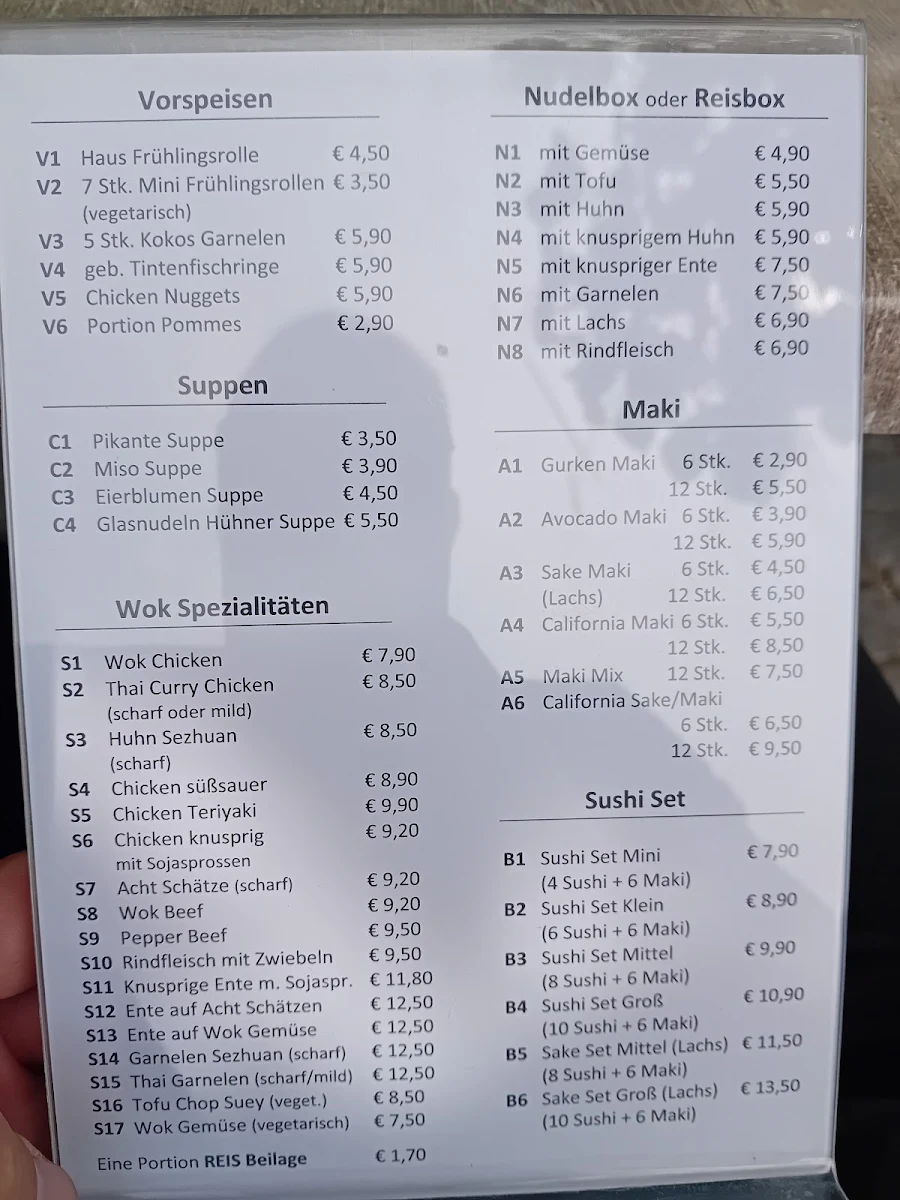 Speisekarte photo 1