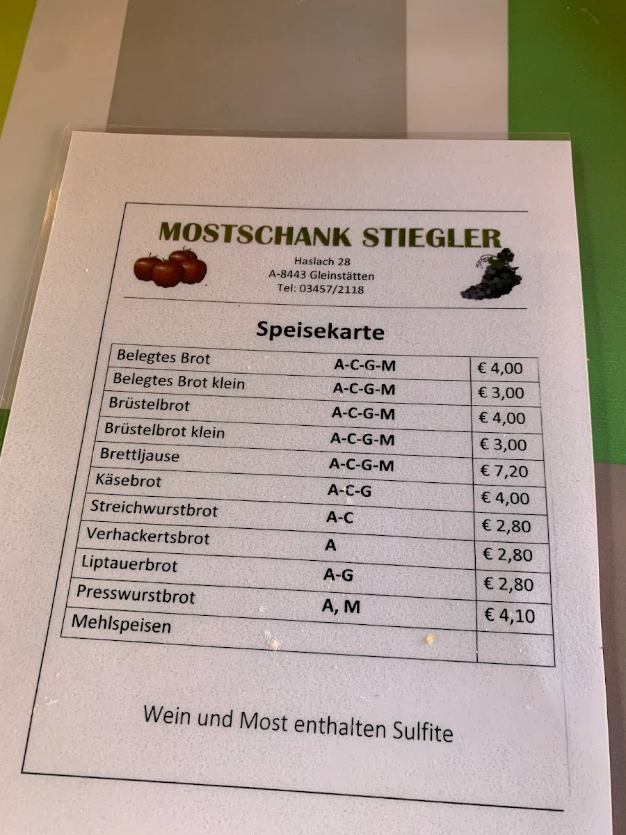 Speisekarte photo 3