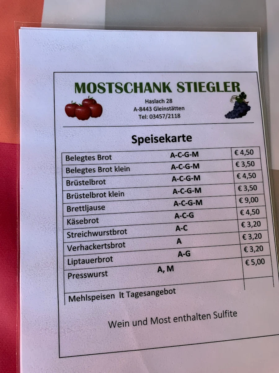 Speisekarte photo 4