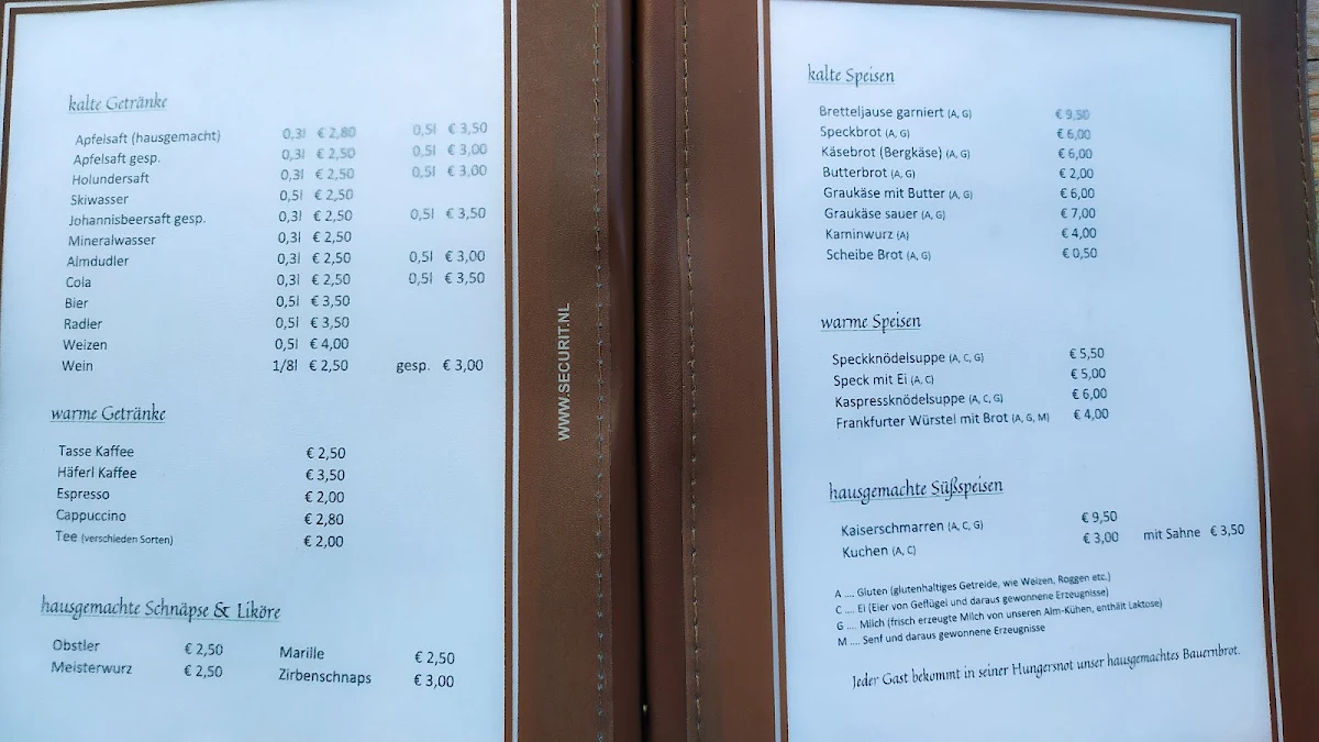 Speisekarte photo 3