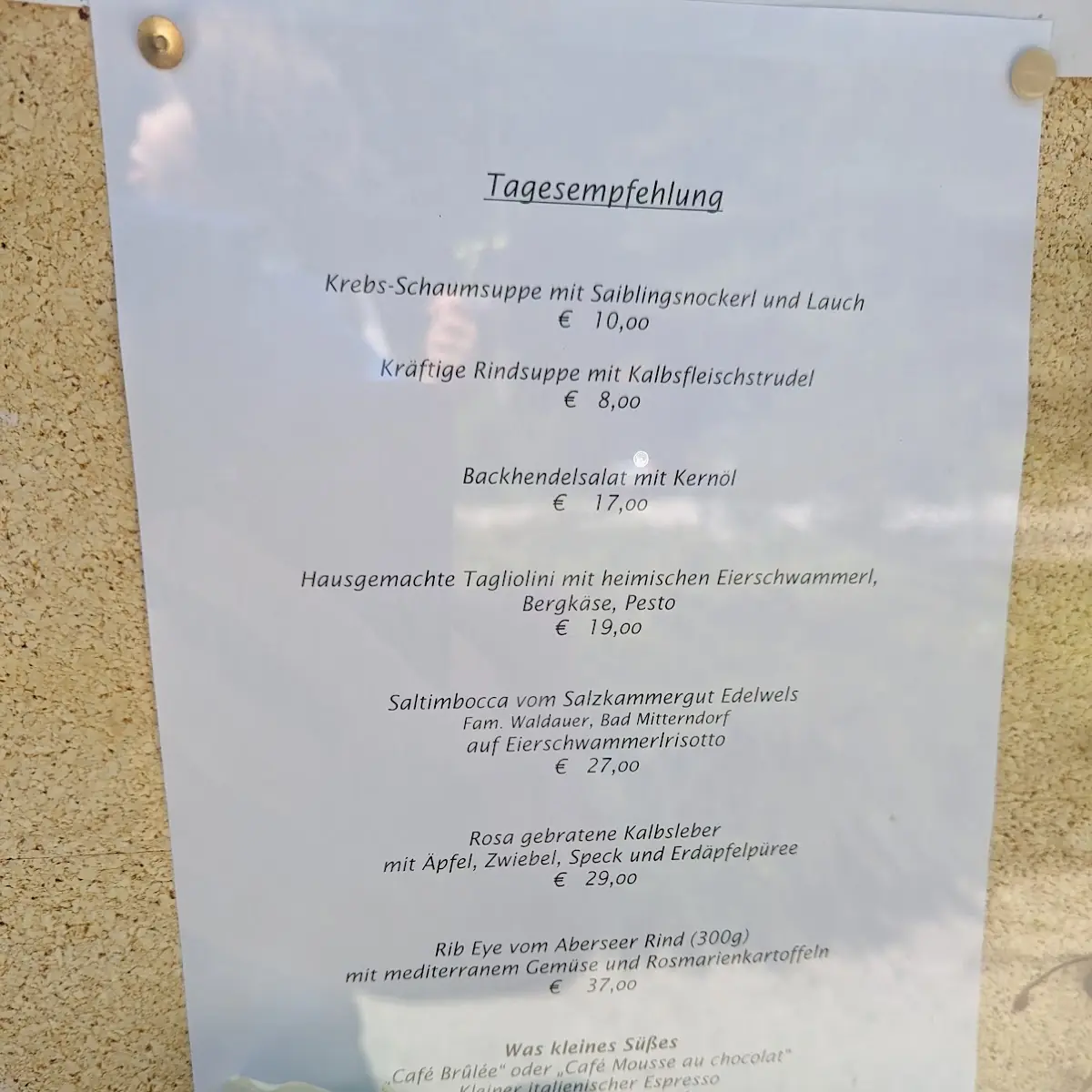 Speisekarte photo 2