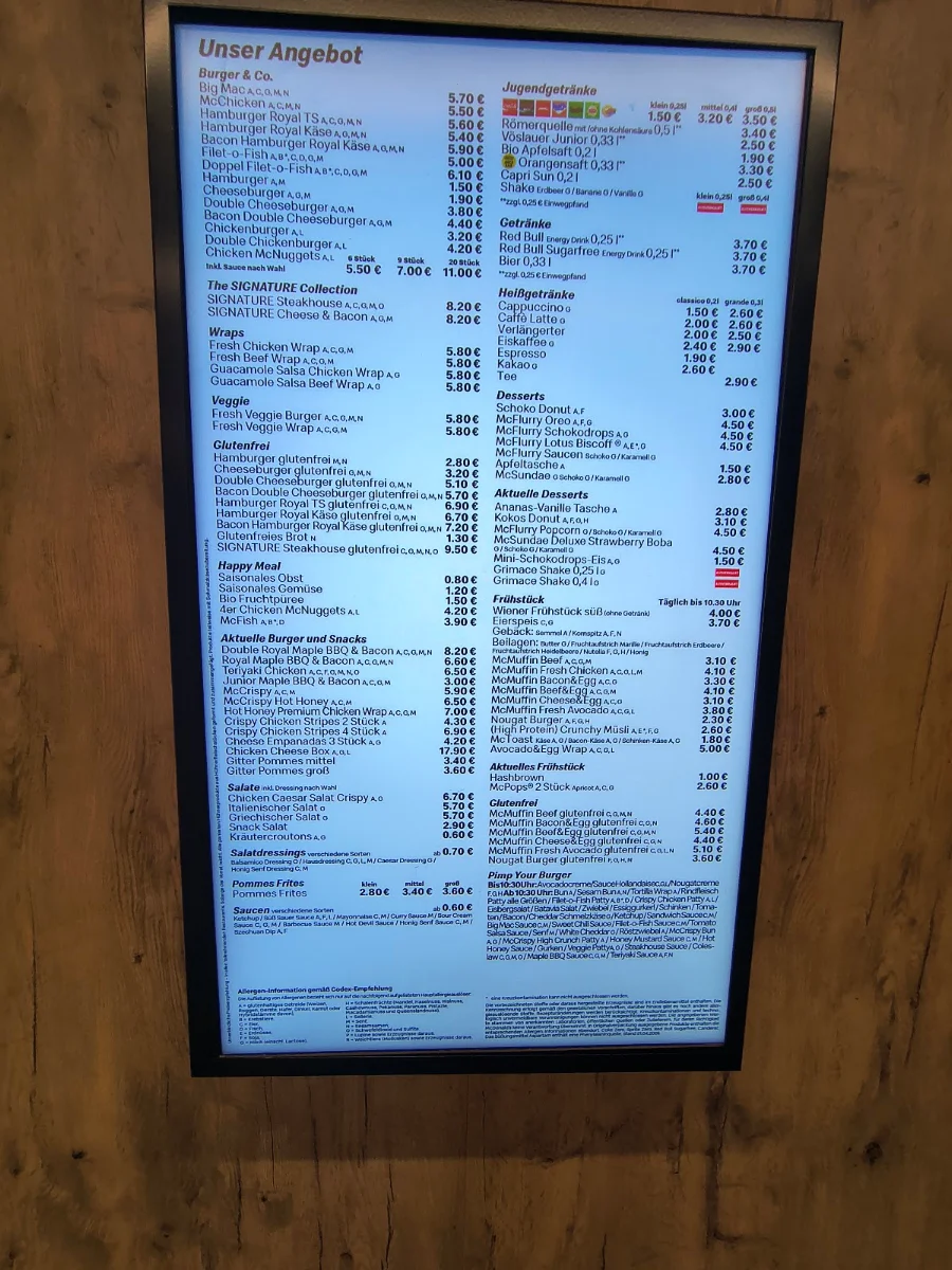 Speisekarte photo 1