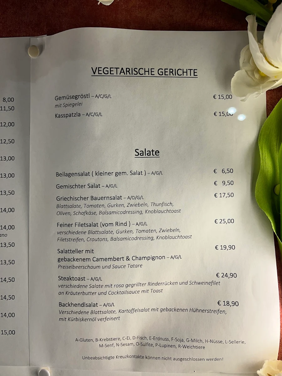 Speisekarte photo 2