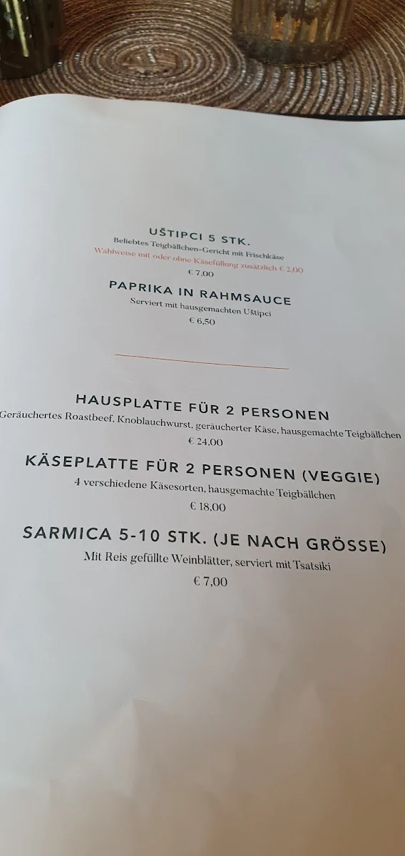 Speisekarte photo 2