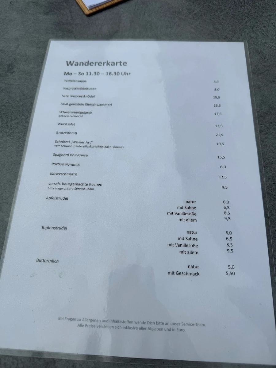 Speisekarte photo 3