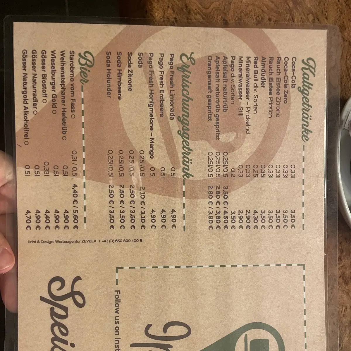 Speisekarte photo 2