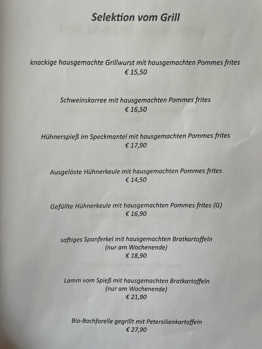 Speisekarte photo 4