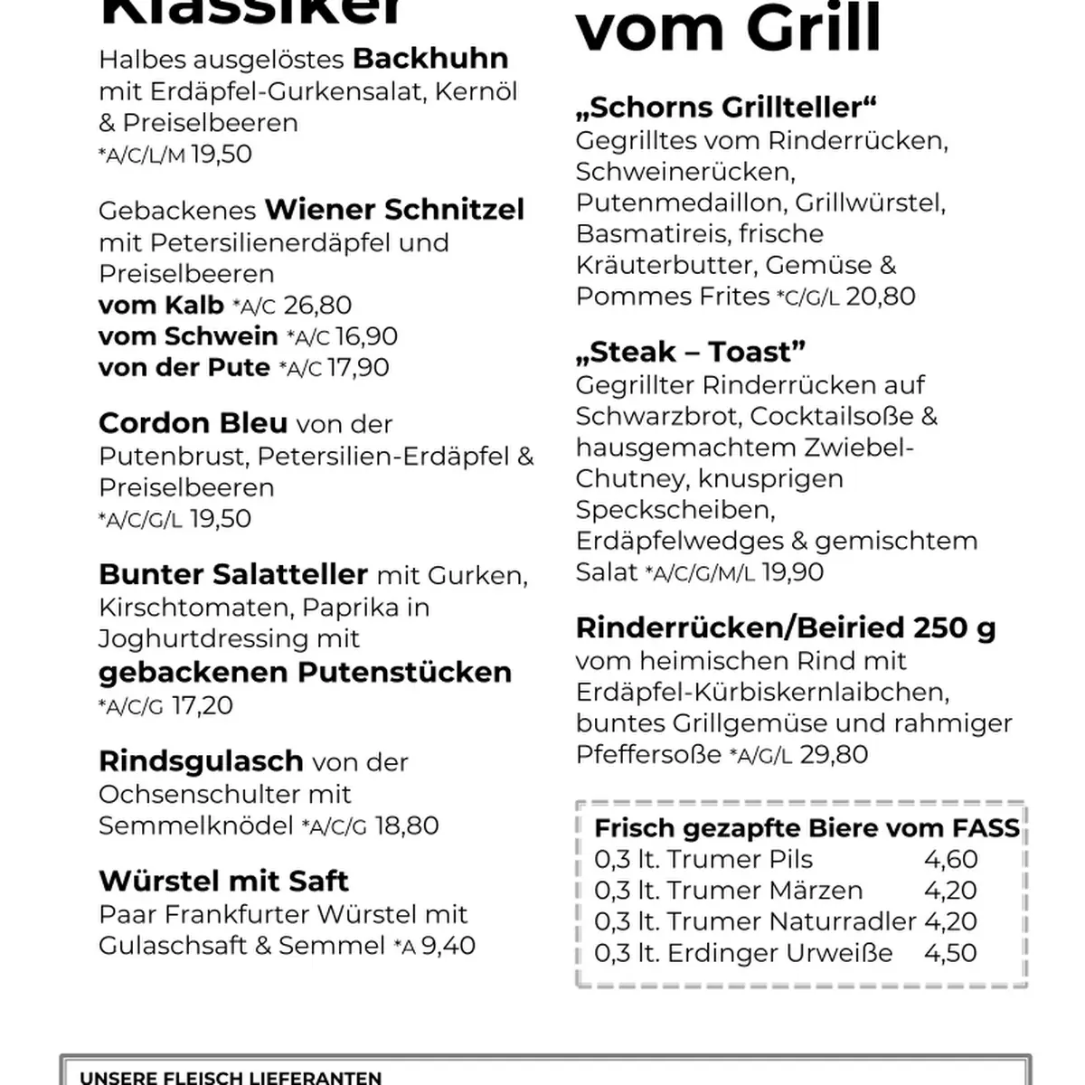 Speisekarte photo 2