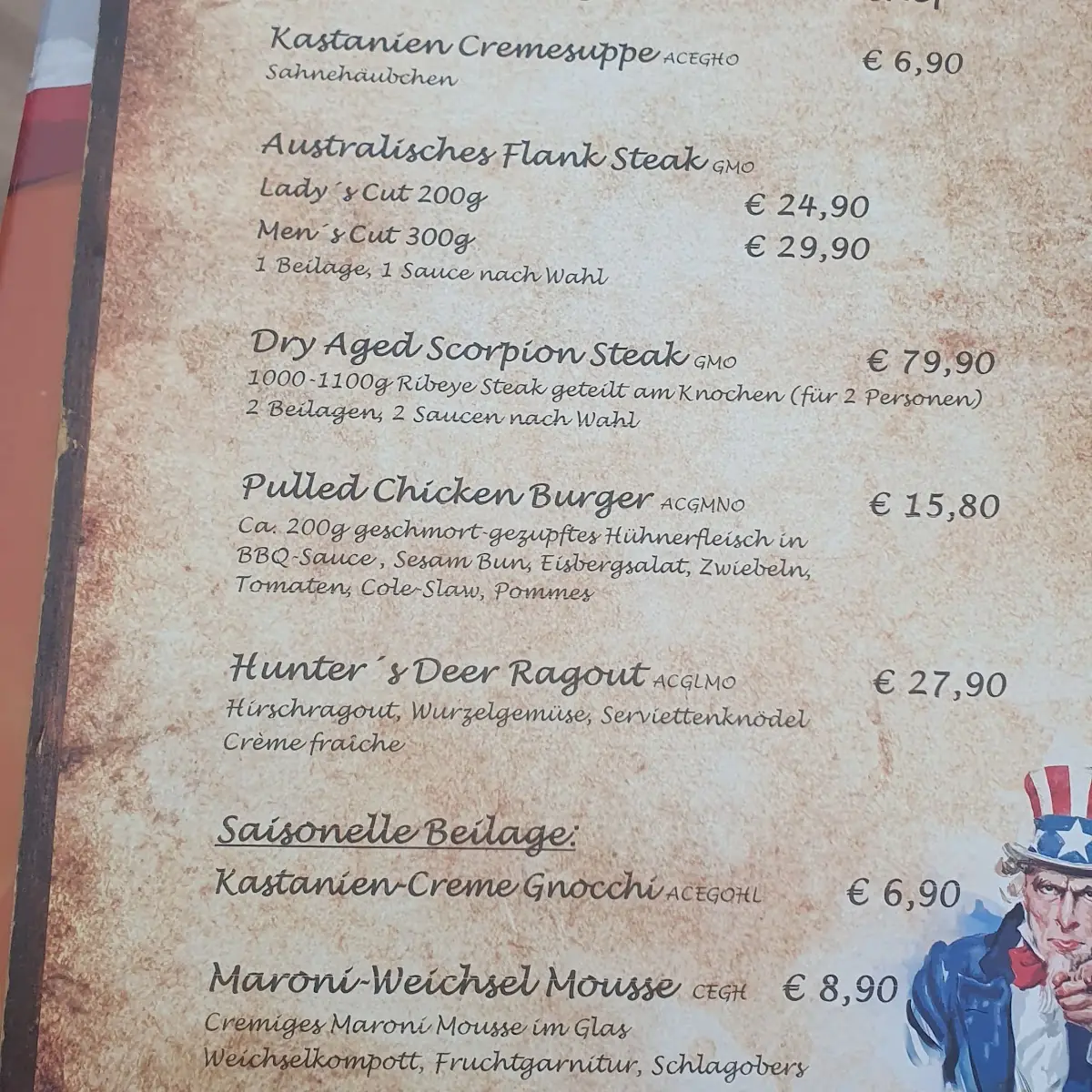 Speisekarte photo 2