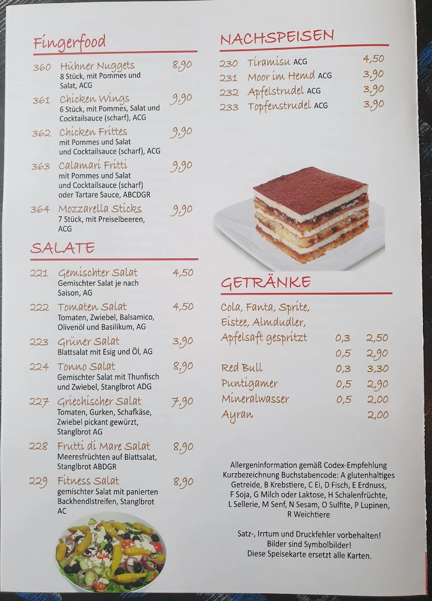 Speisekarte photo 3