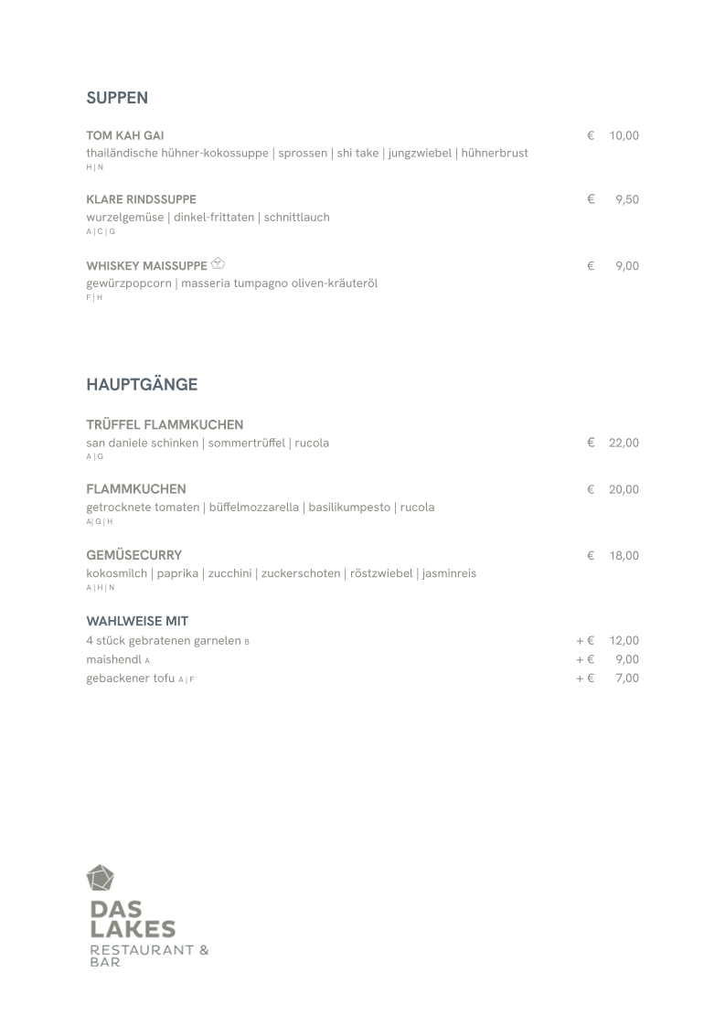 Speisekarte photo 1