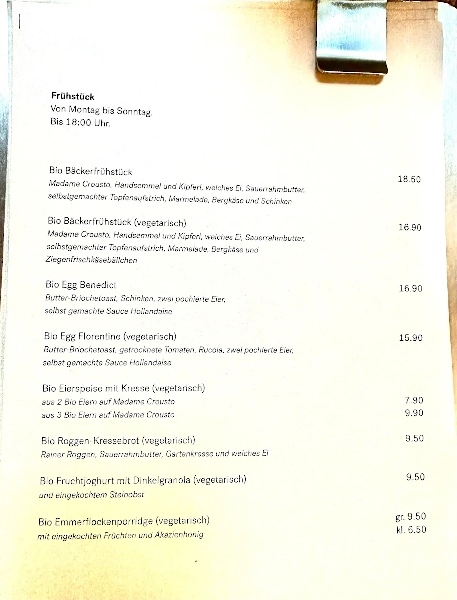 Speisekarte photo 1