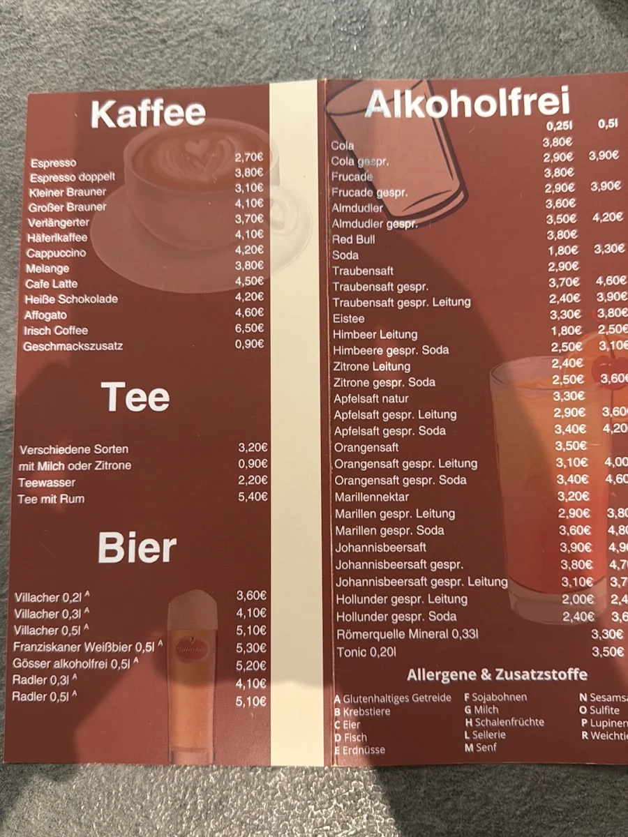 Speisekarte photo 1