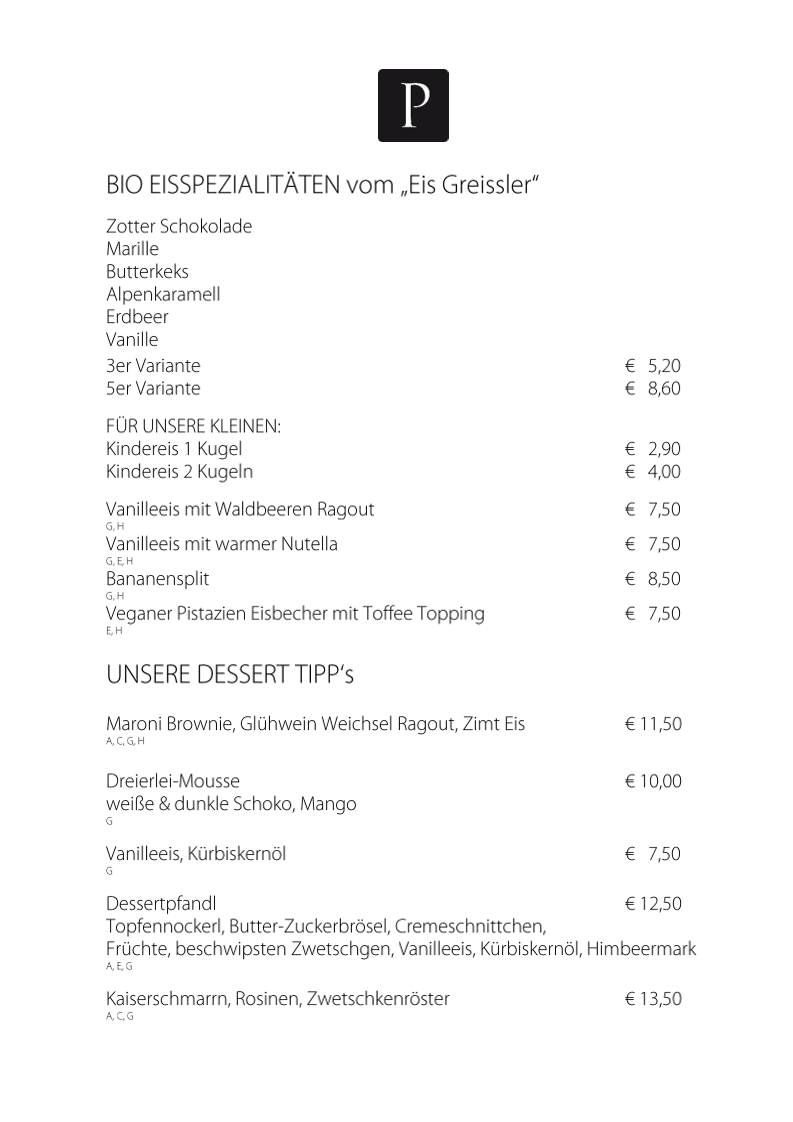 Speisekarte photo 2