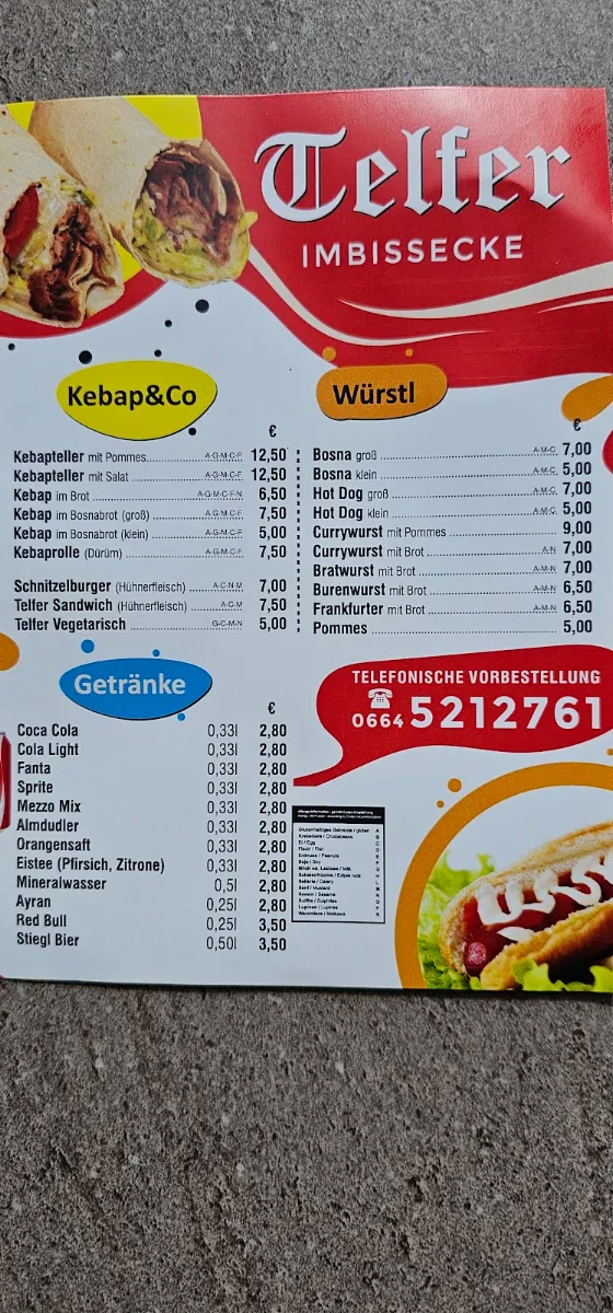 Speisekarte photo 3