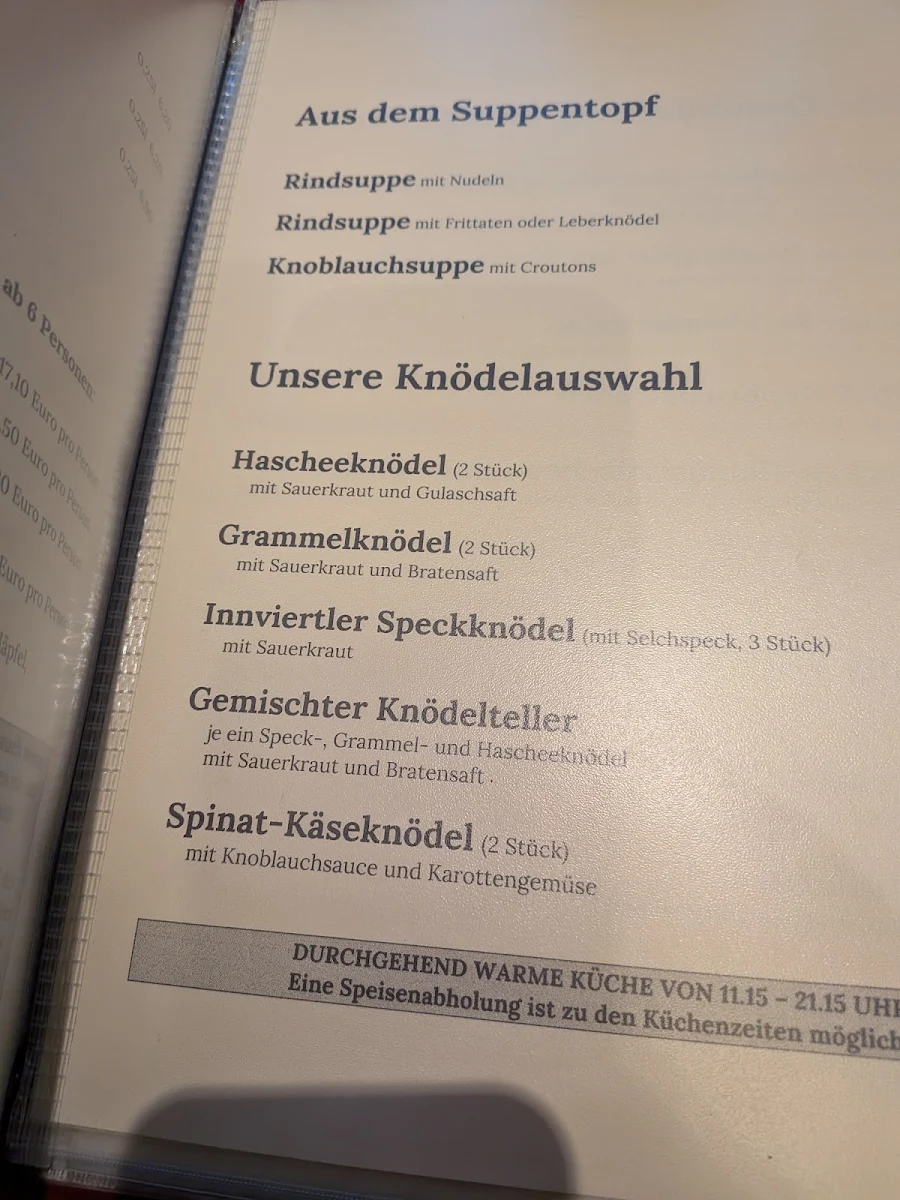 Speisekarte photo 1