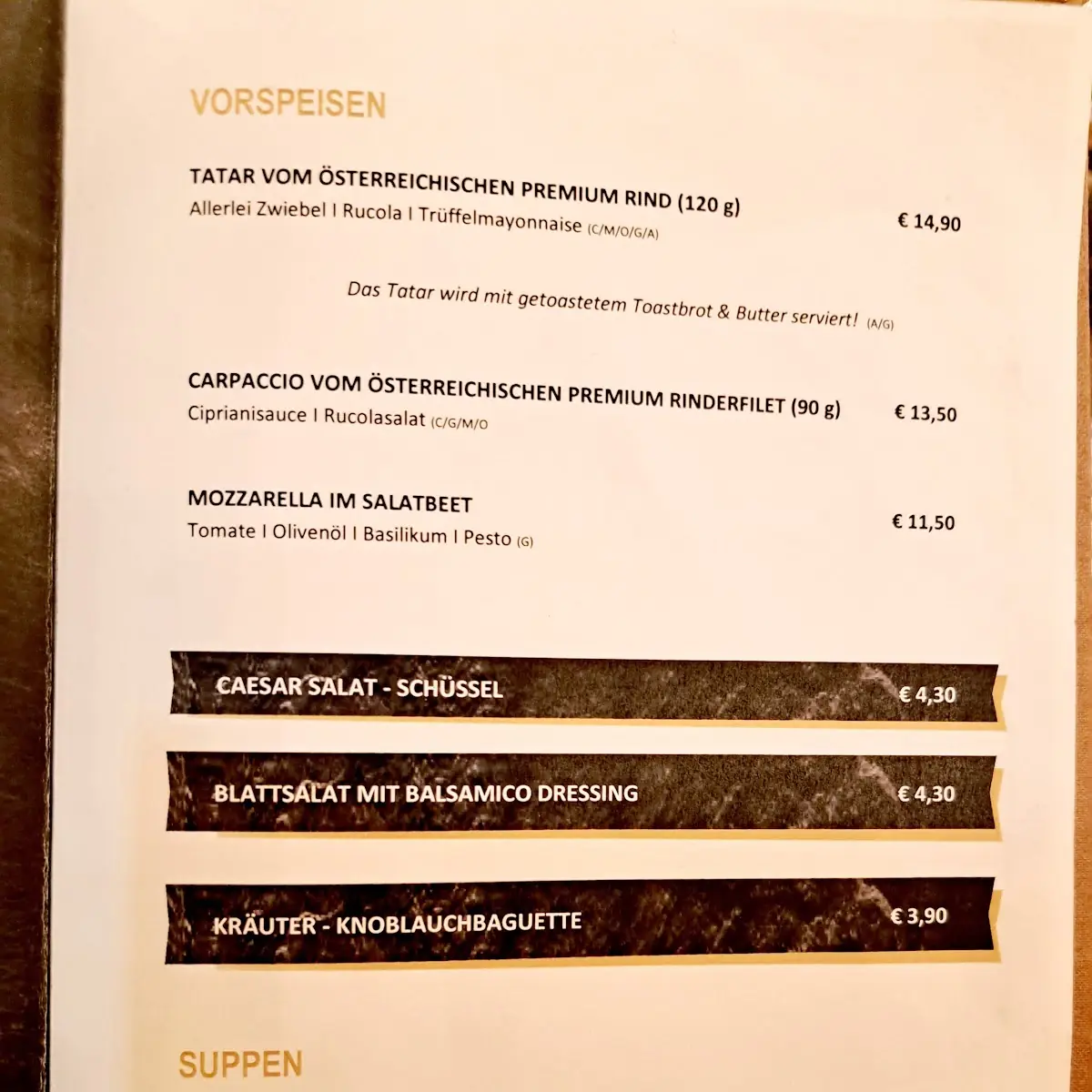 Speisekarte photo 6