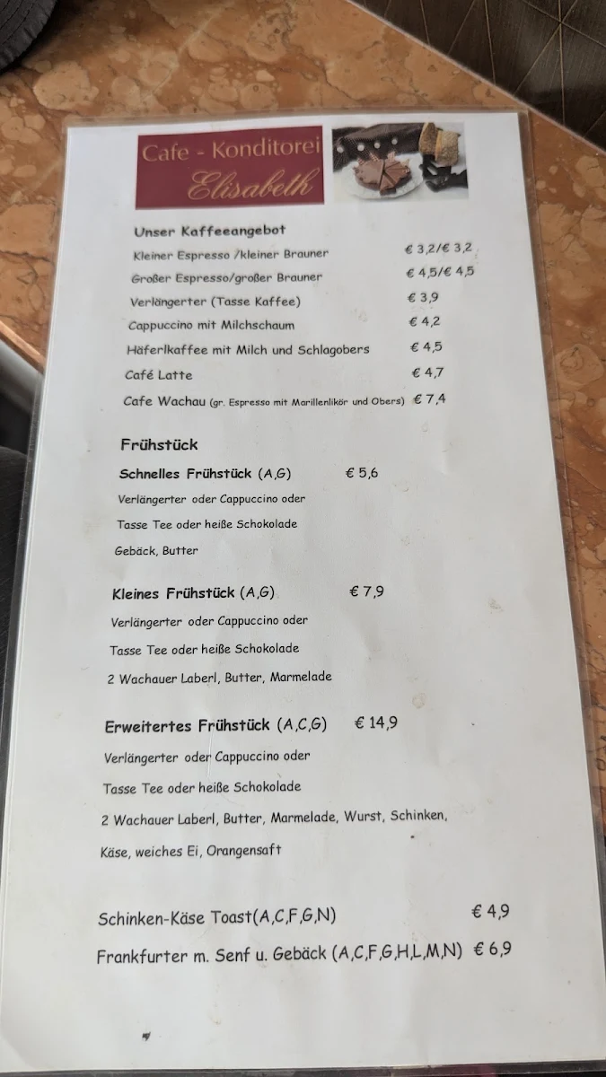 Speisekarte photo 2