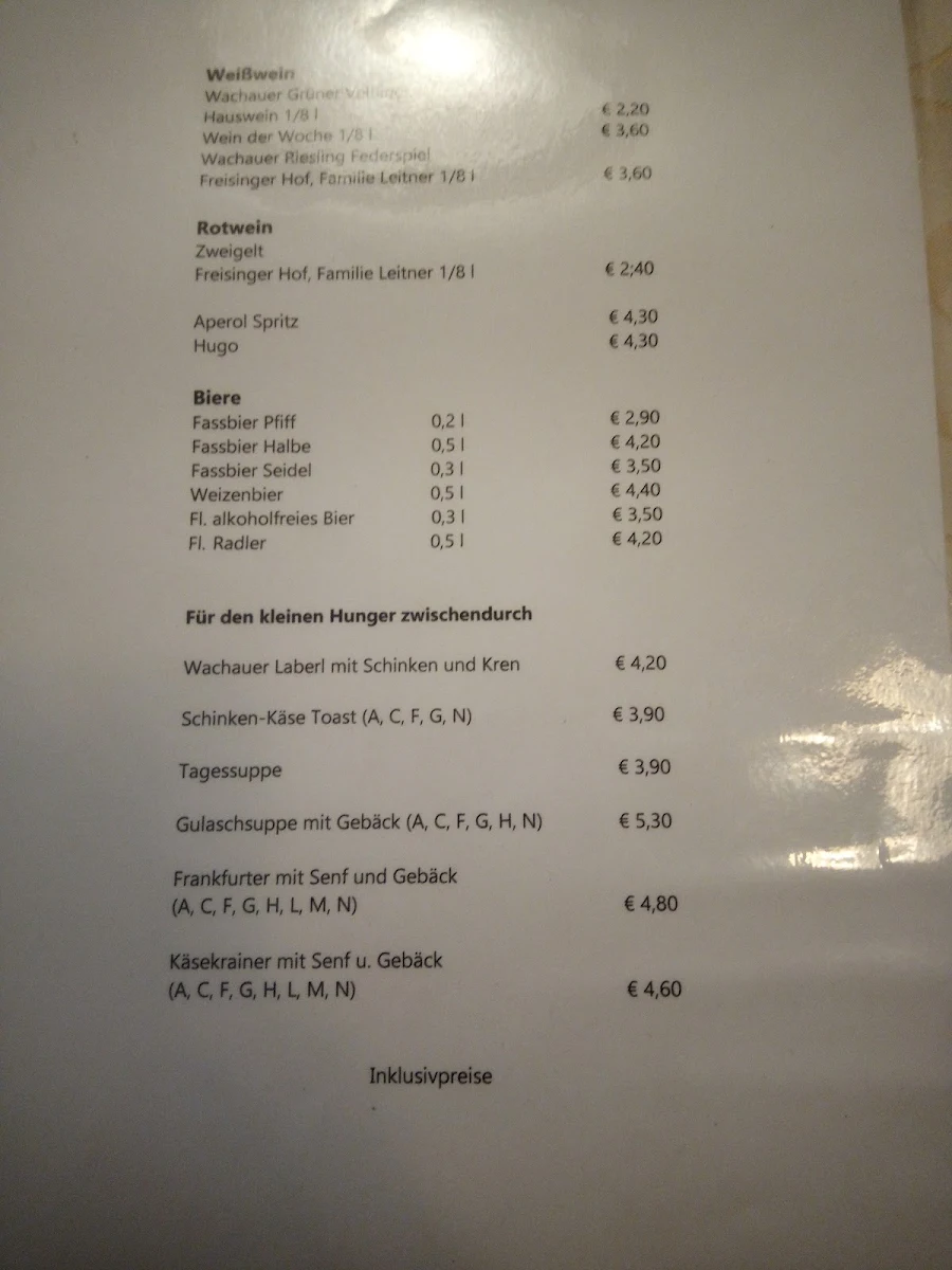 Speisekarte photo 5