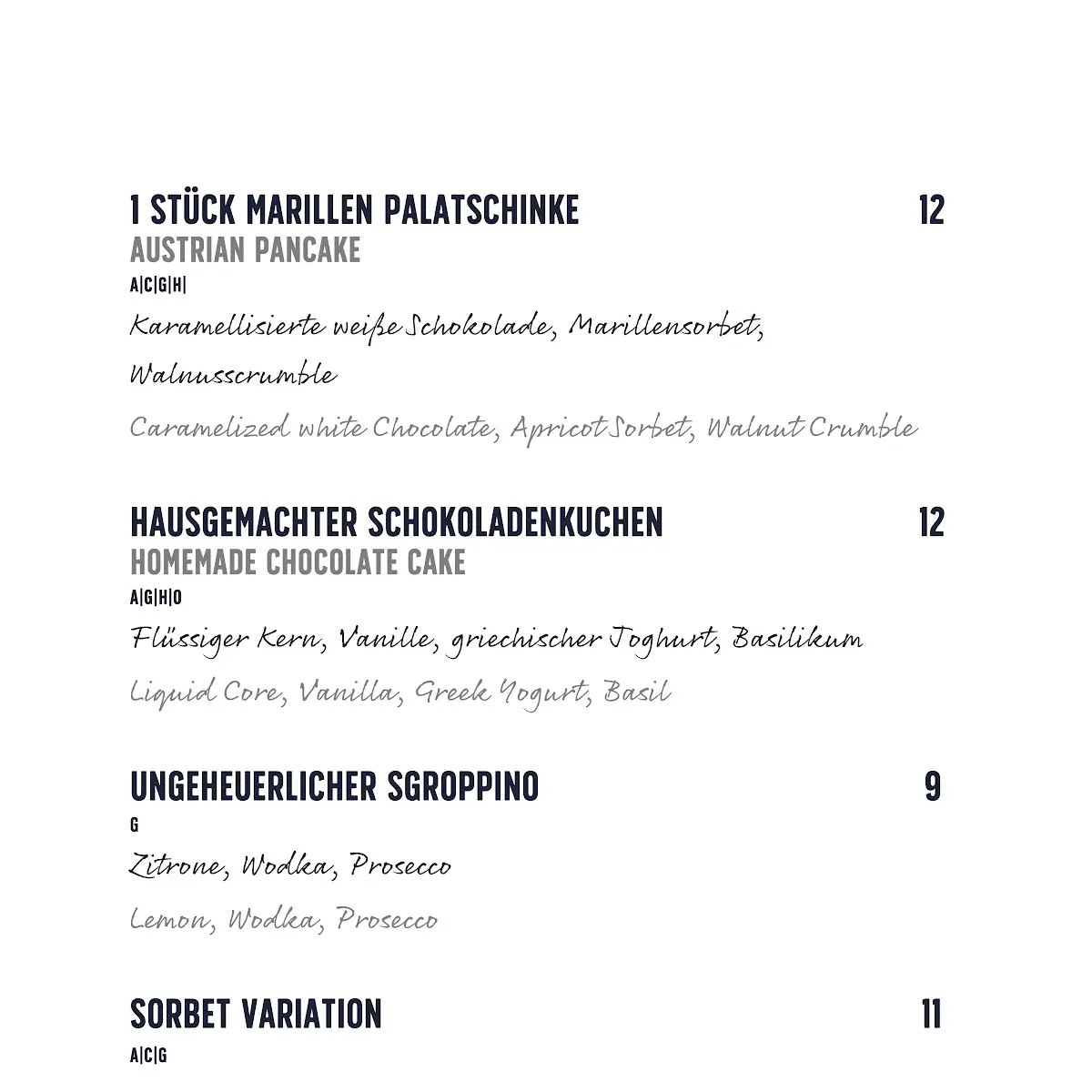 Speisekarte photo 6