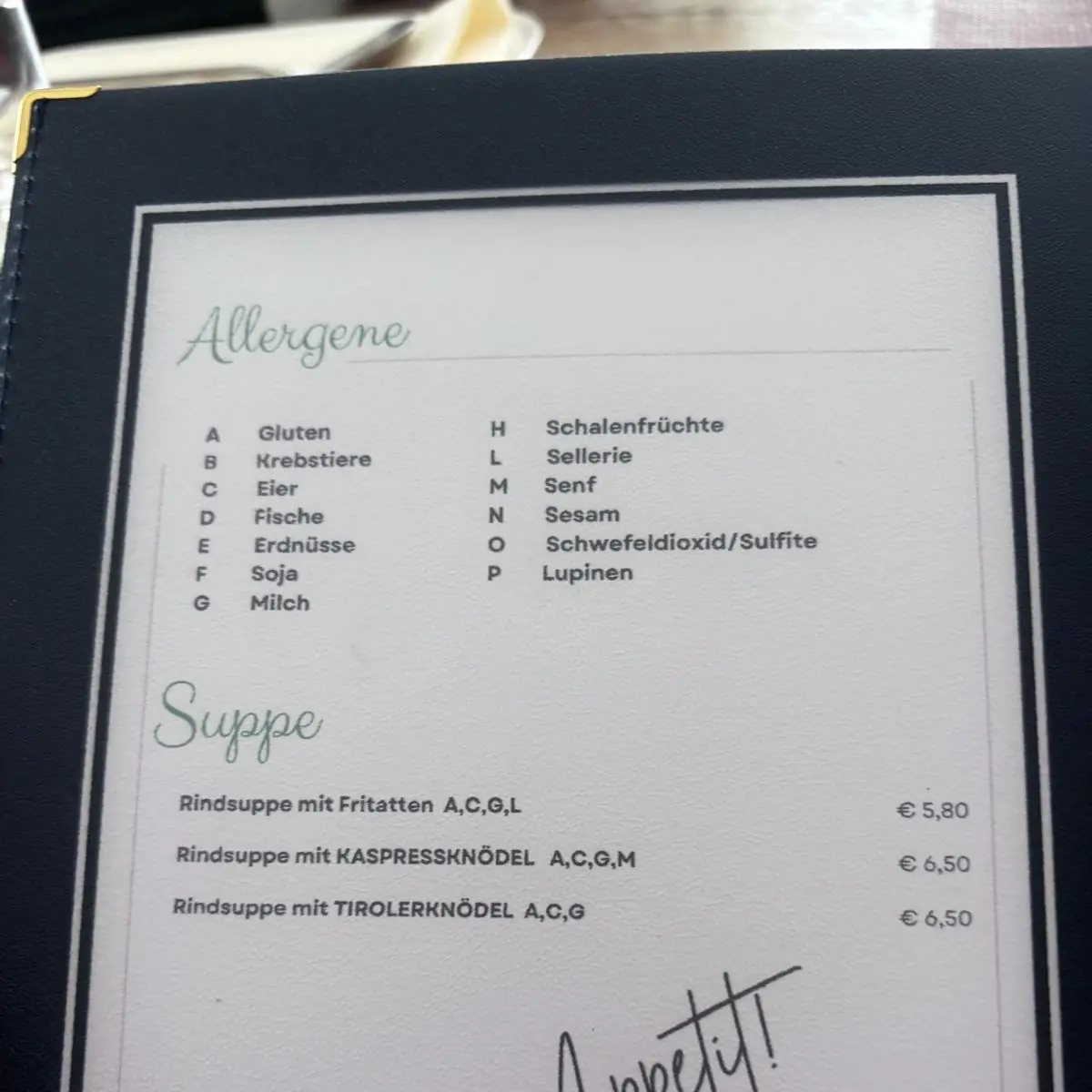 Speisekarte photo 8