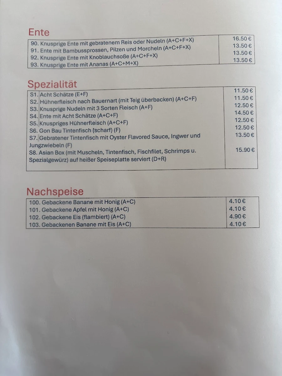 Speisekarte photo 4