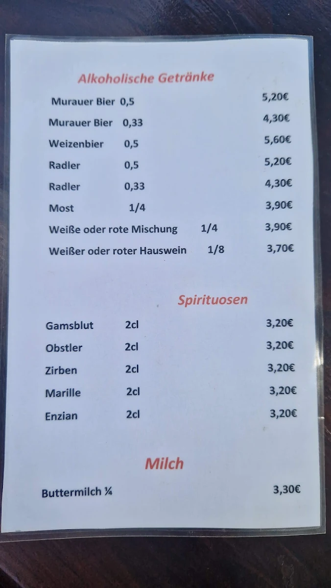 Speisekarte photo 2
