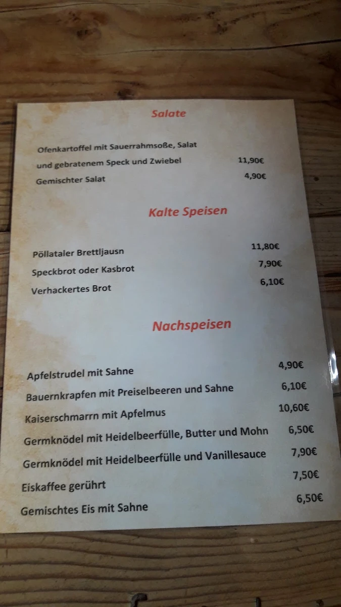 Speisekarte photo 3